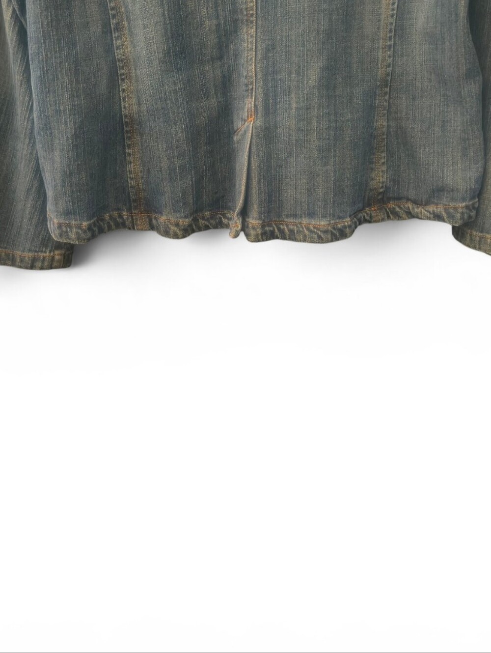 Riders Copper Collection XL Embroidered Denim Blazer Jacket Y2K Western Boho Vtg - Picture 6 of 9